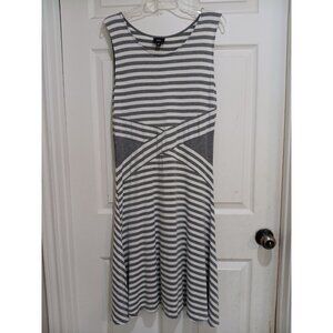 Mossimo supply Midi Striped Stretchy dress XL